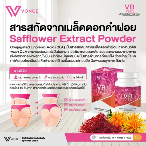VB Plus วีบีพลัส อาหารเสริมลดน้ำหนัก เร่งเผาผลาญ สลายไขมัน ลดพุง เร่งเบิร์น ดีท็อก 7